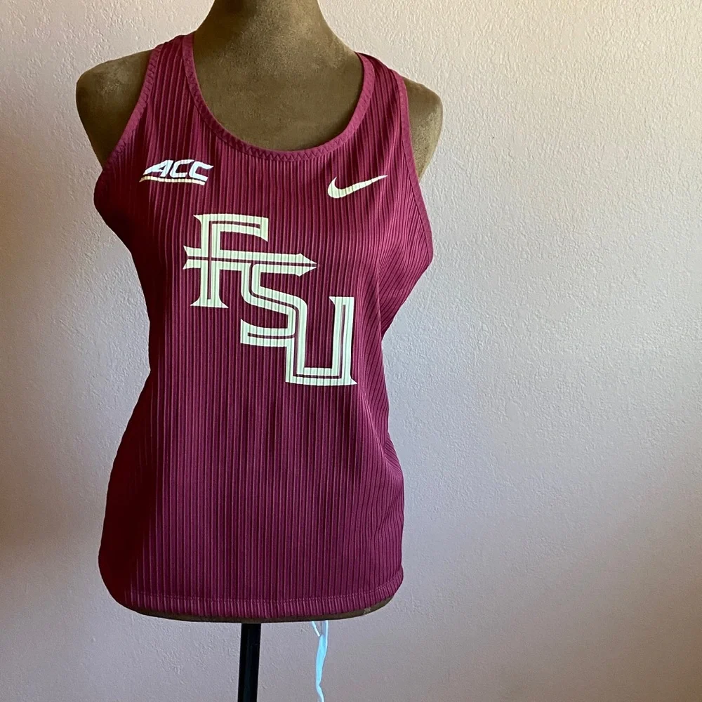 Nike Maroon FSU Tank Top - Picture 1 of 7